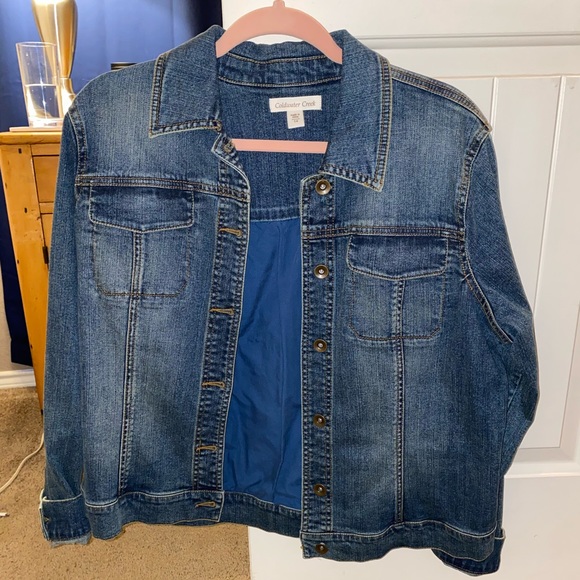 Denim Jacket with Texas on Back - Picture 2 of 4
